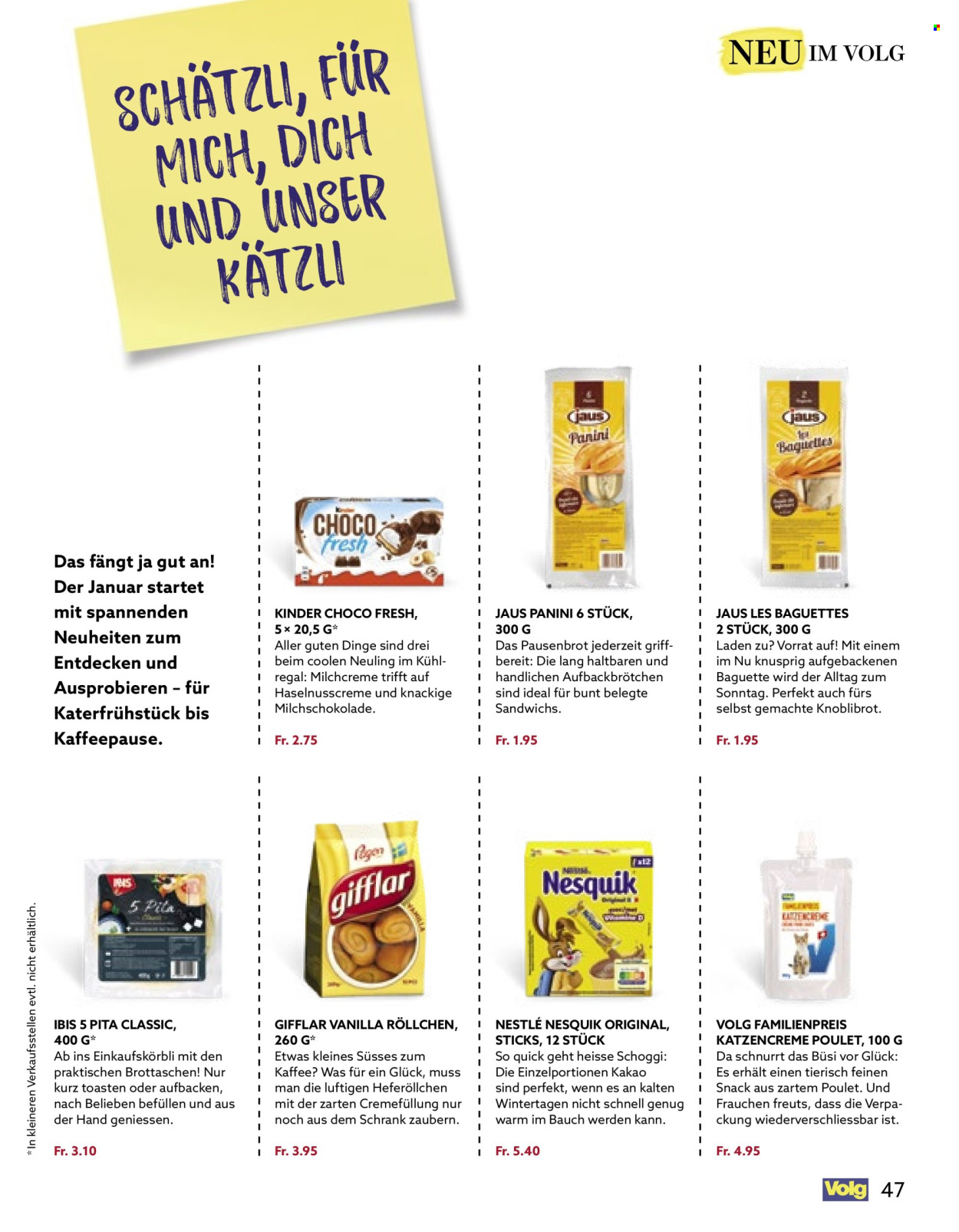Catalogue Volg - 1.1.2026 - 31.1.2026. Page 47. Page 47