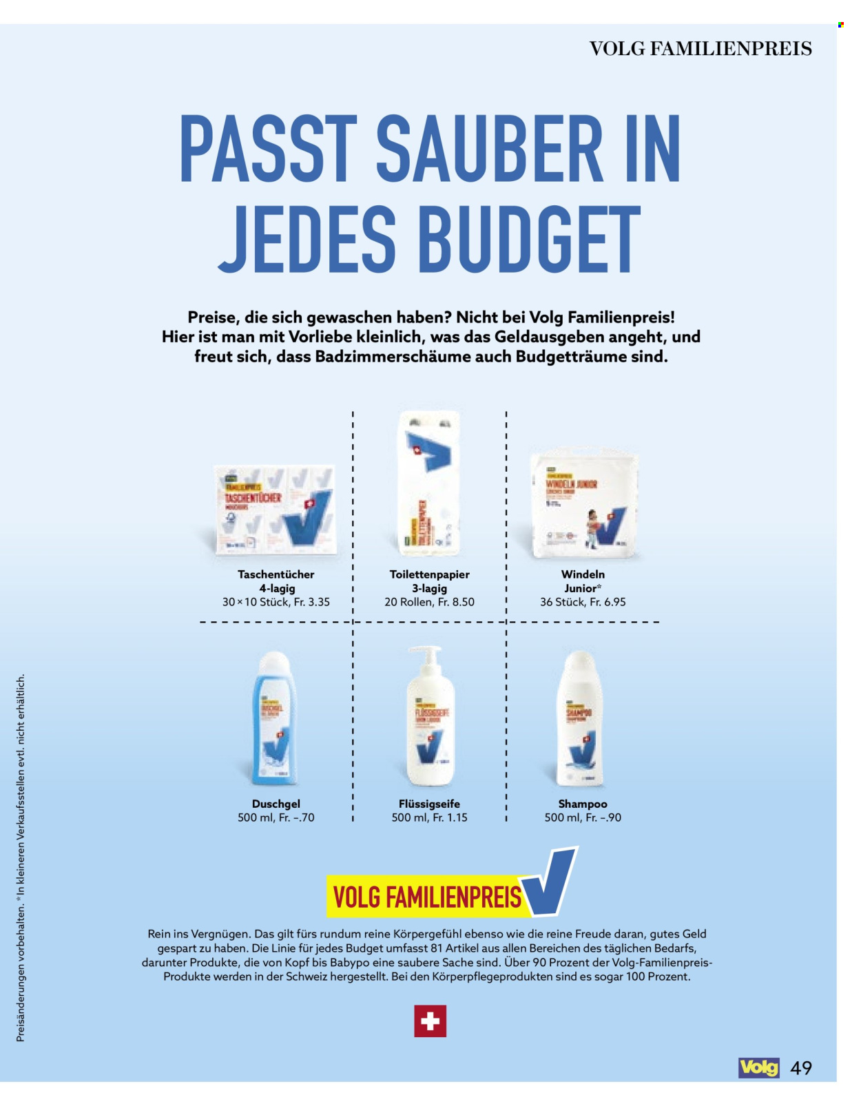 Catalogue Volg - 1.1.2026 - 31.1.2026. Page 49. Page 49