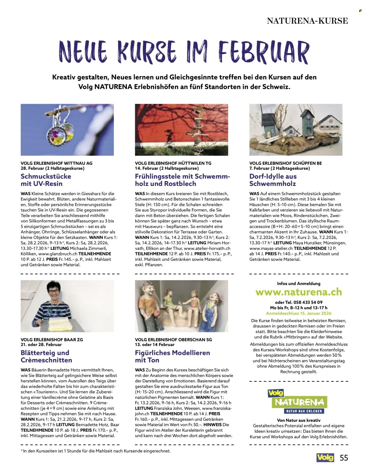 Catalogue Volg - 1.1.2026 - 31.1.2026. Page 55. Page 55