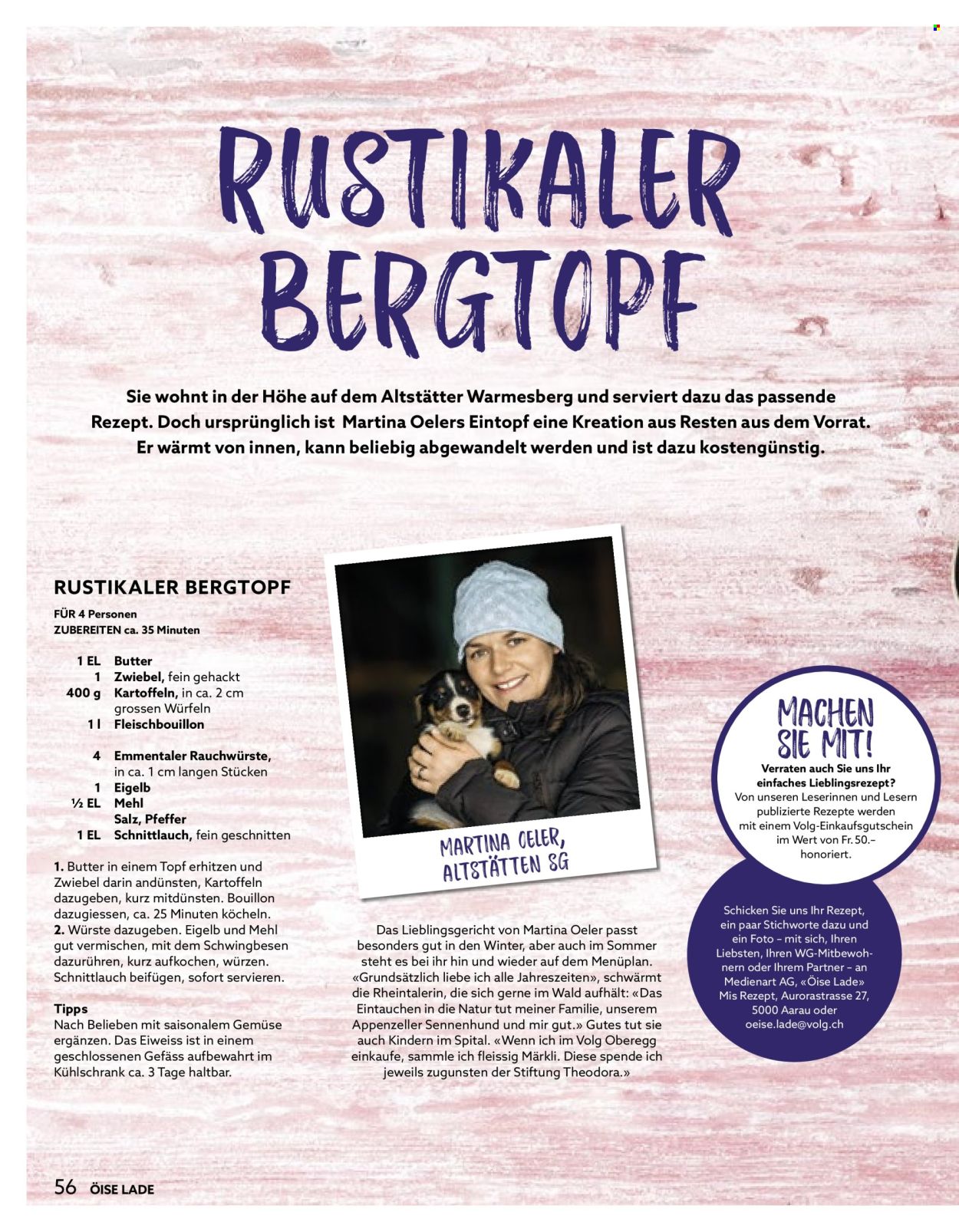 Catalogue Volg - 1.1.2026 - 31.1.2026. Page 56. Page 56