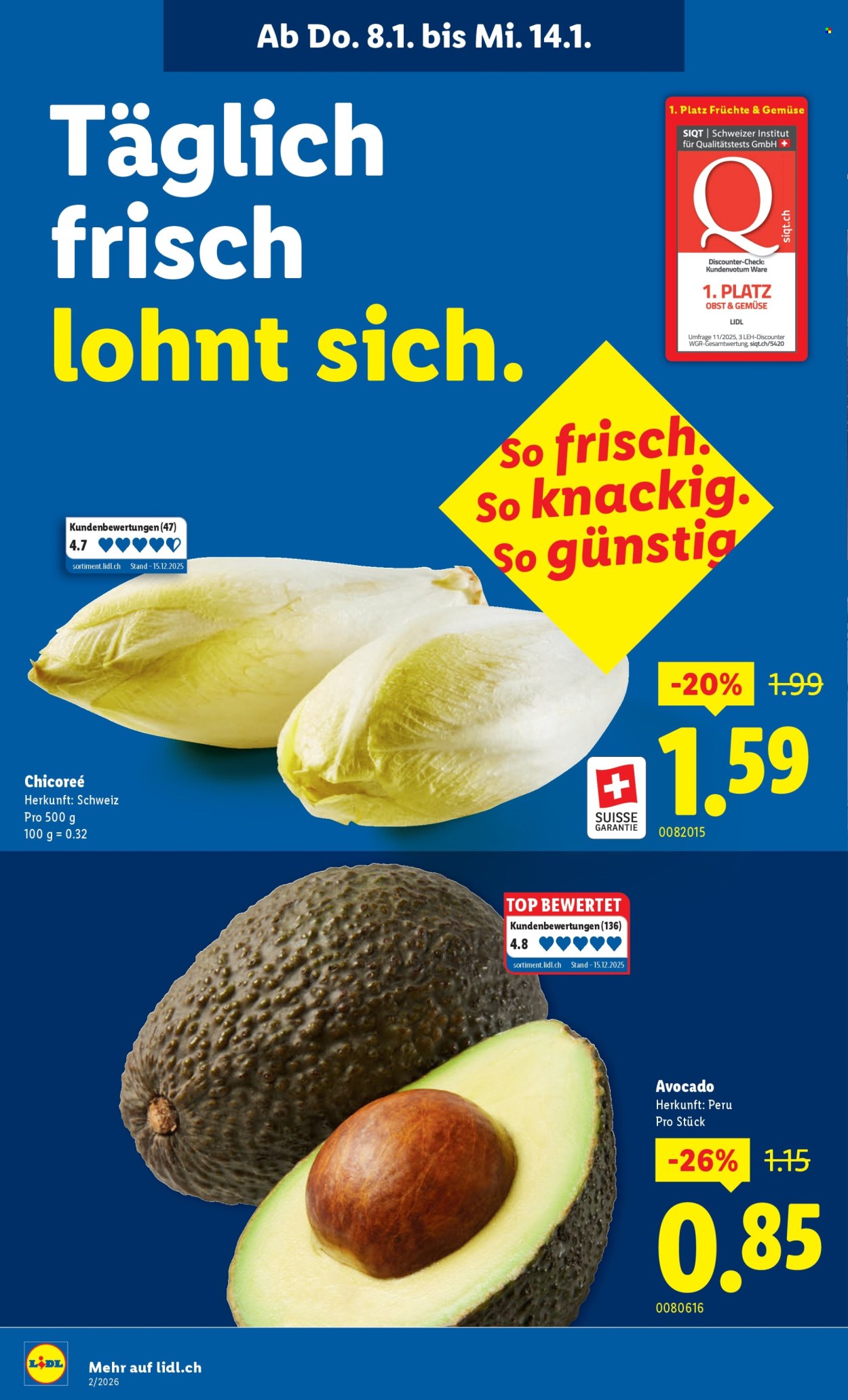 Catalogue Lidl - 8.1.2026 - 14.1.2026. Page 4. Page 4