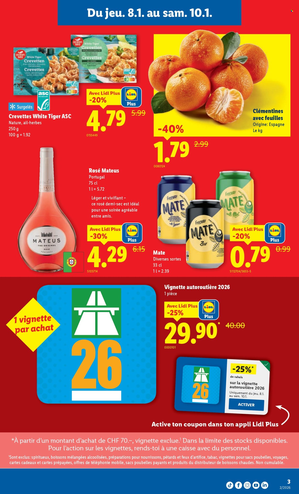 Catalogue Lidl - 8.1.2026 - 14.1.2026. Page 3. Page 3