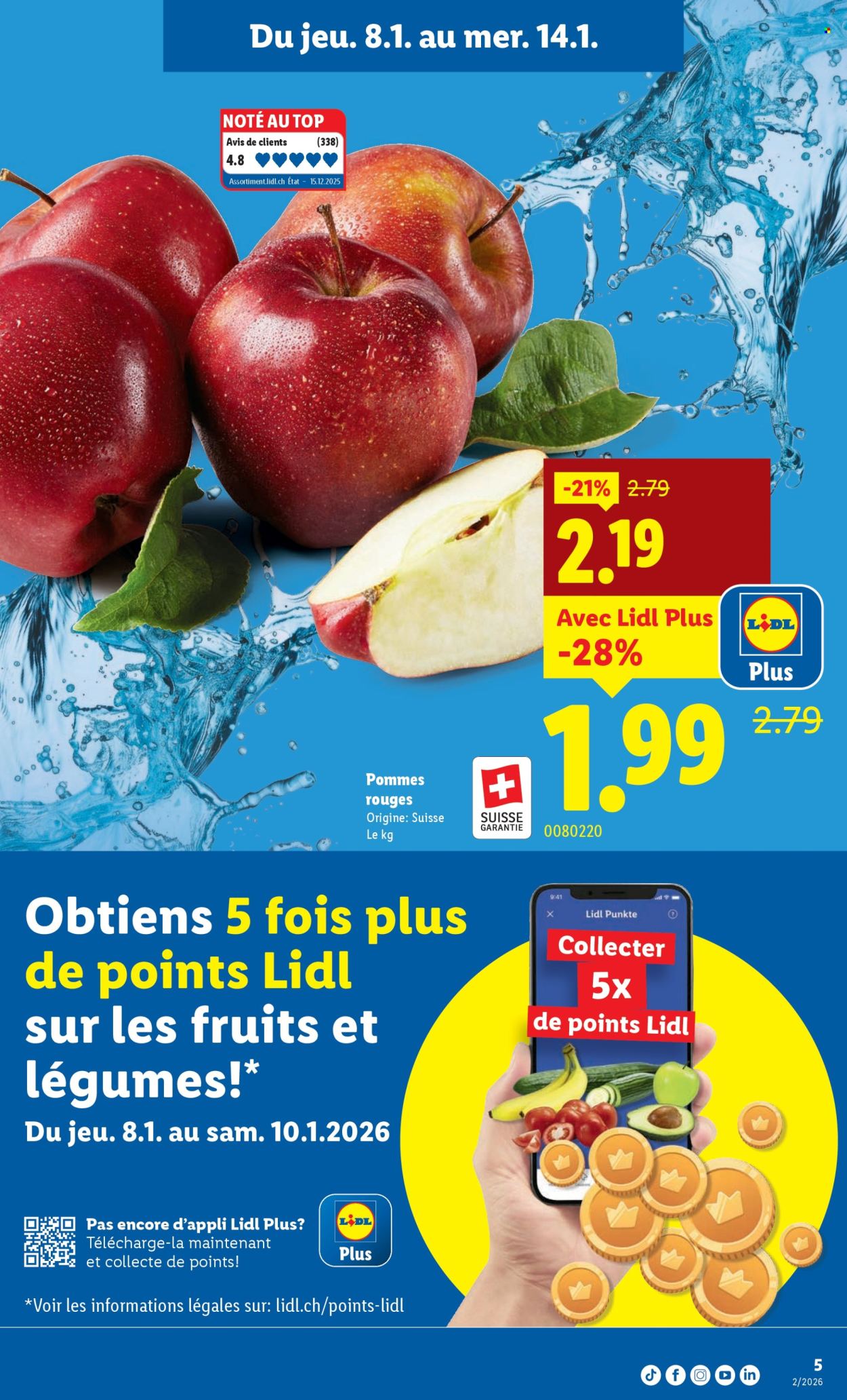Catalogue Lidl - 8.1.2026 - 14.1.2026. Page 5. Page 5