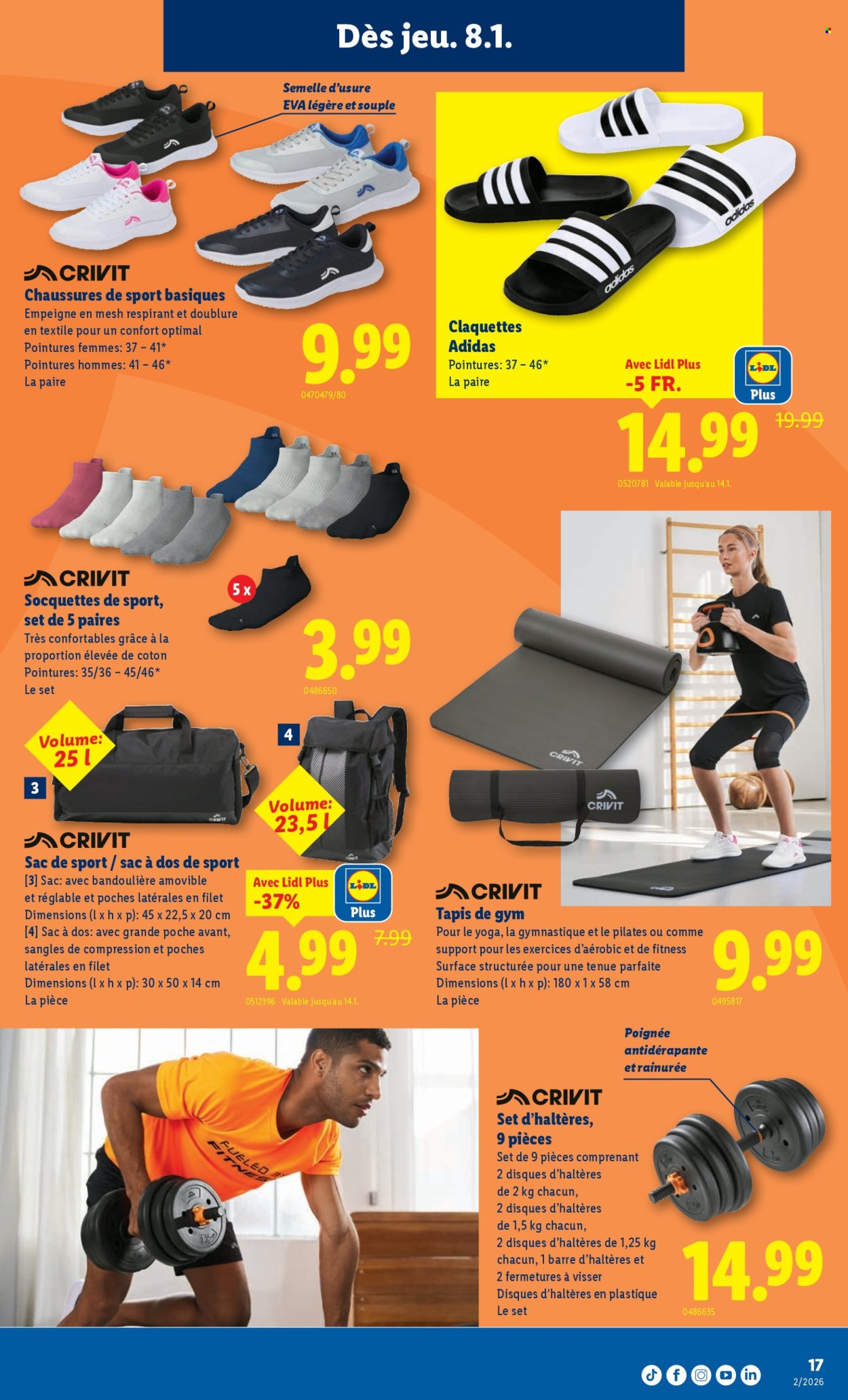 Catalogue Lidl - 8.1.2026 - 14.1.2026. Page 17. Page 17