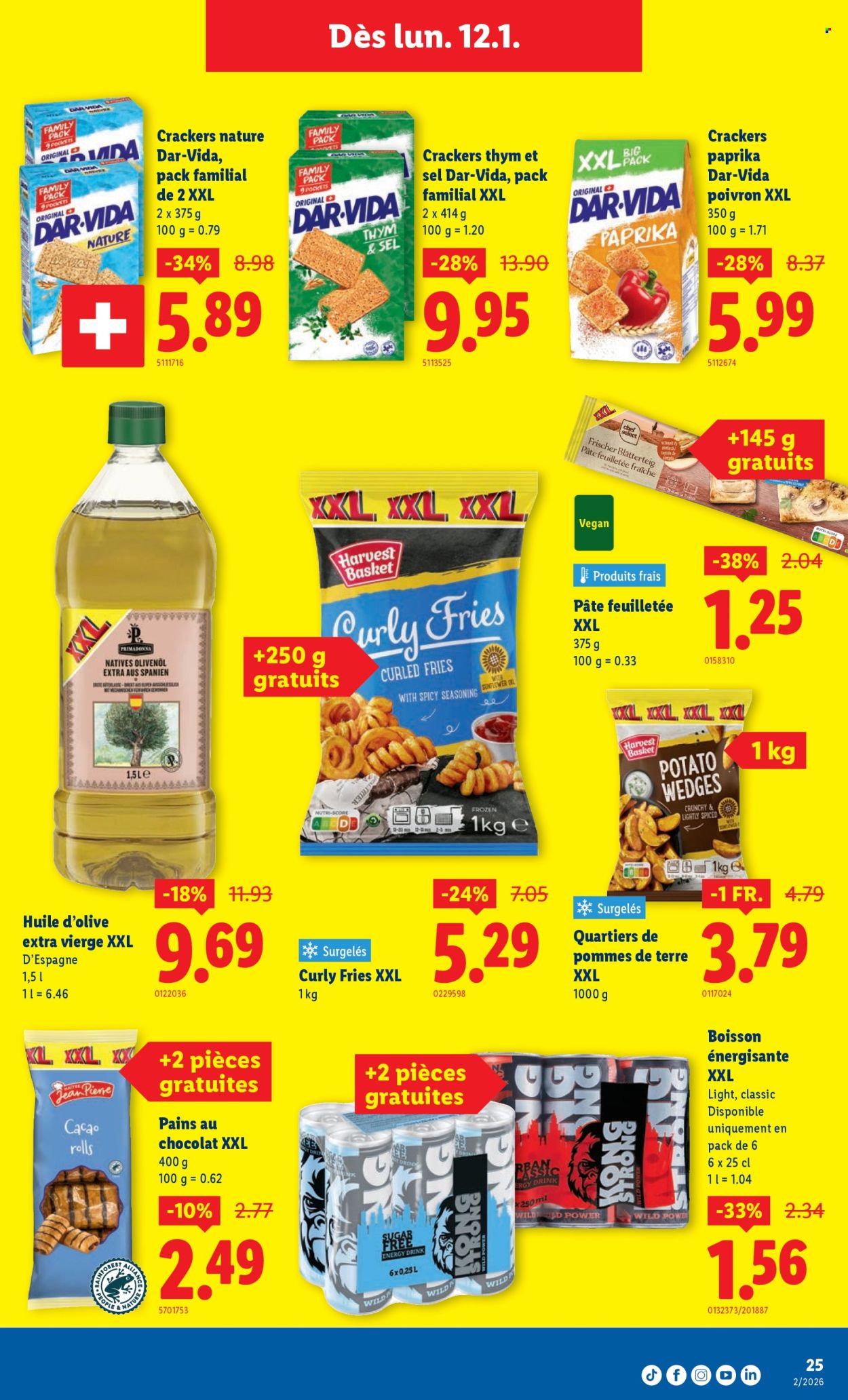 Catalogue Lidl - 8.1.2026 - 14.1.2026. Page 25. Page 25