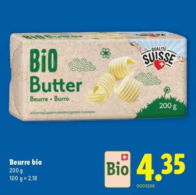 Beurre bio