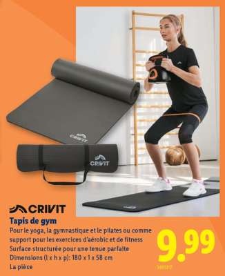 CRIVIT Tapis de gym