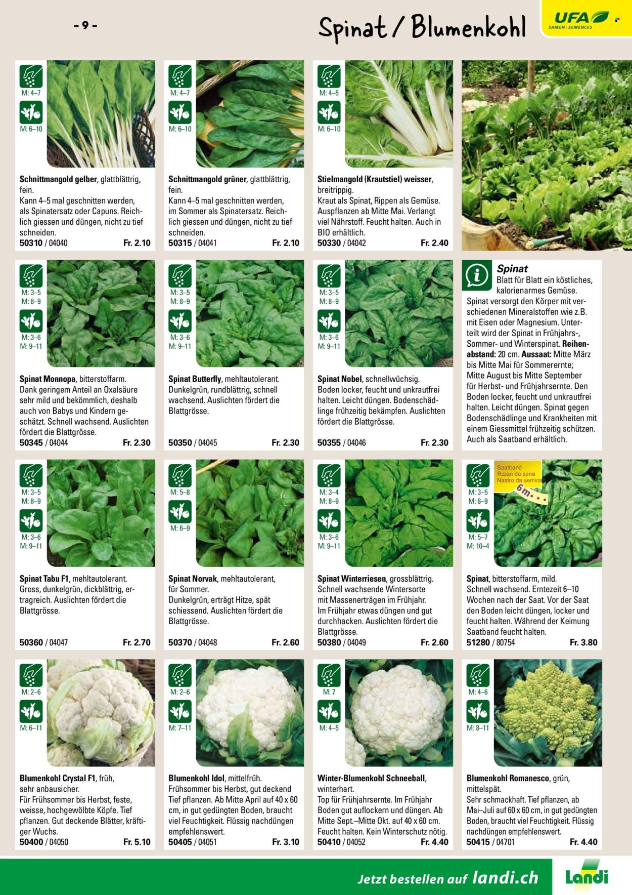 Catalogue Landi. Page 11. Page 11