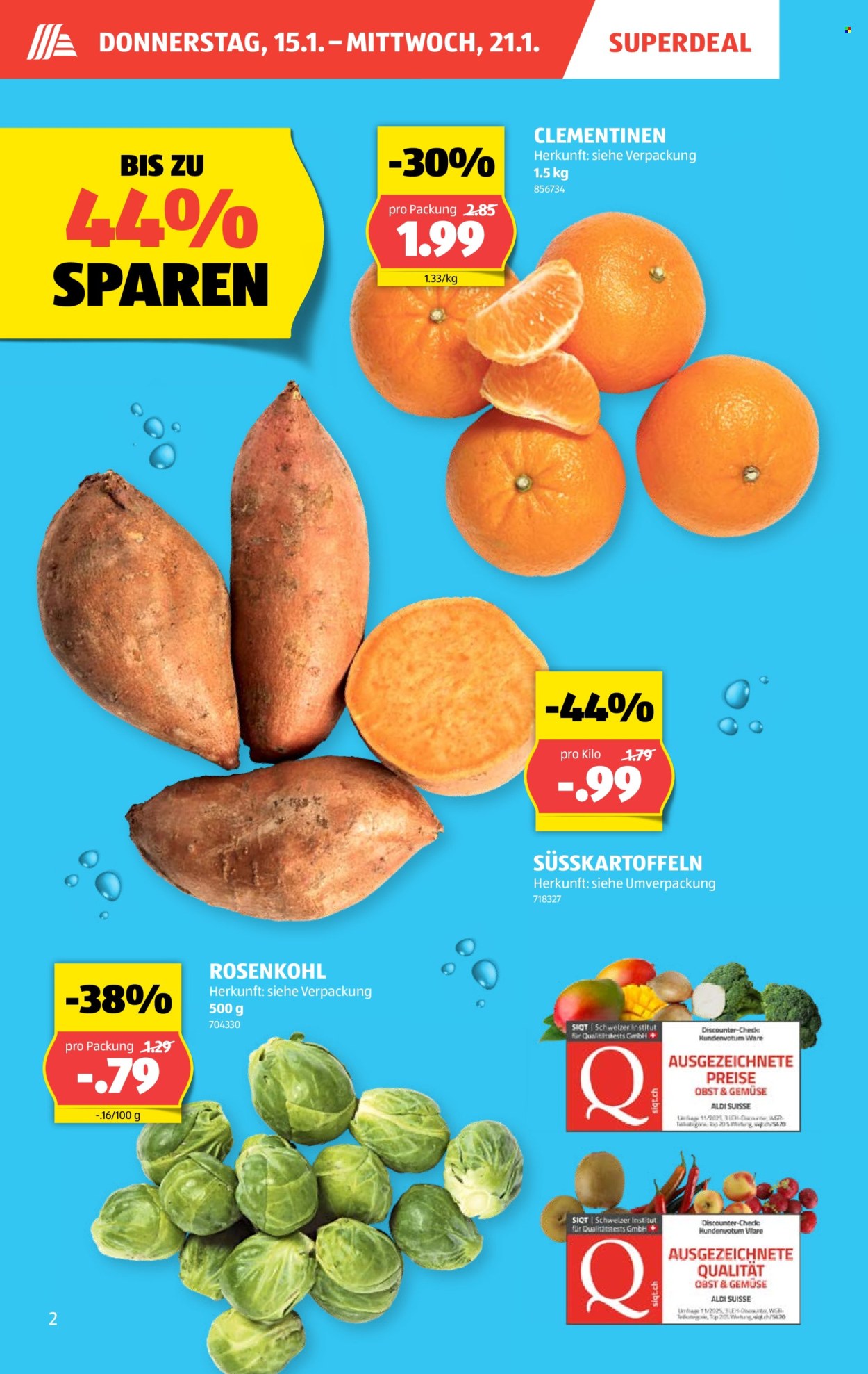 Catalogue Aldi - 15.1.2026 - 21.1.2026. Page 2. Page 2