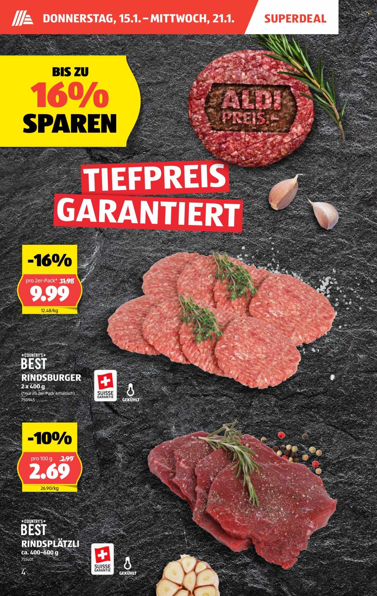 Catalogue Aldi - 15.1.2026 - 21.1.2026. Page 4. Page 4