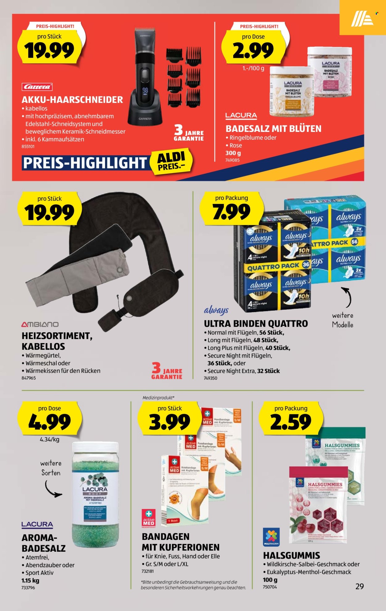 Catalogue Aldi - 15.1.2026 - 21.1.2026. Page 29. Page 29