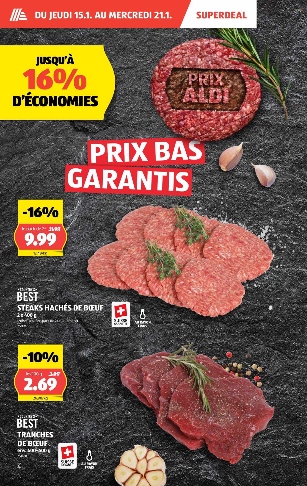 Catalogue Aldi - 15.1.2026 - 21.1.2026. Page 4. Page 4