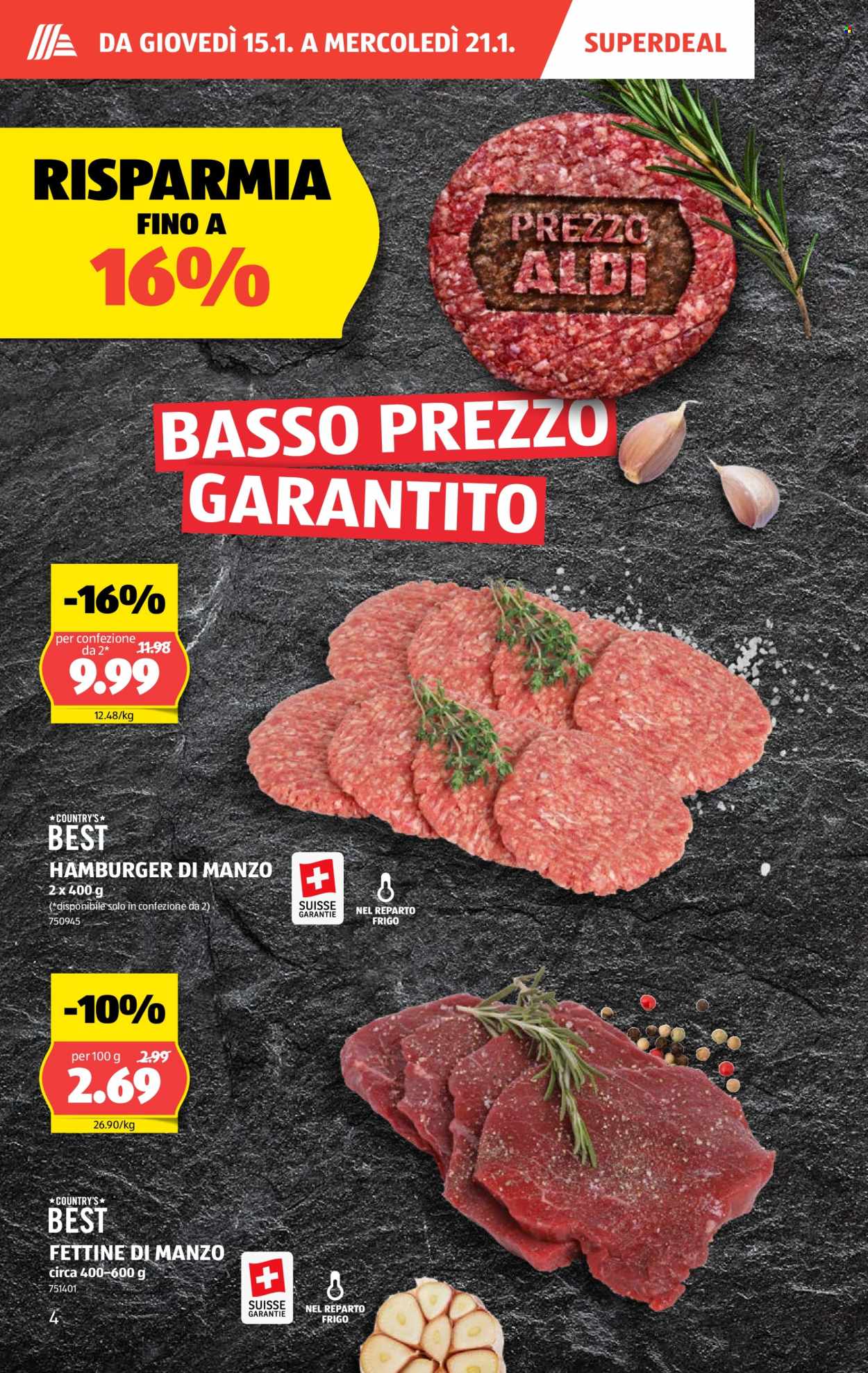 Catalogue Aldi - 15.1.2026 - 21.1.2026. Page 4. Page 4