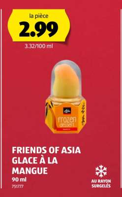 FRIENDS OF ASIA GLACE À LA MANGUE