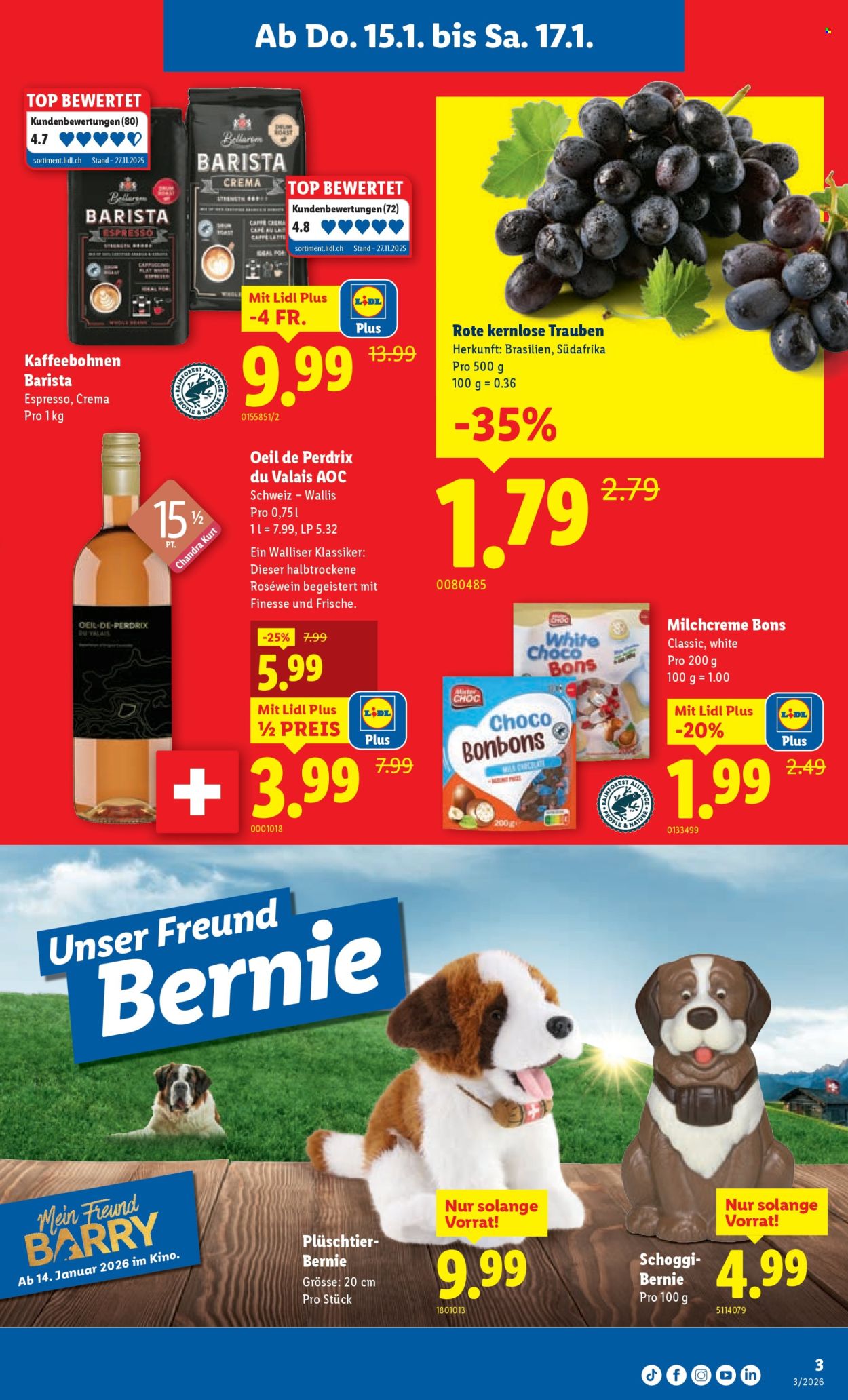 Catalogue Lidl - 15.1.2026 - 21.1.2026. Page 3. Page 3