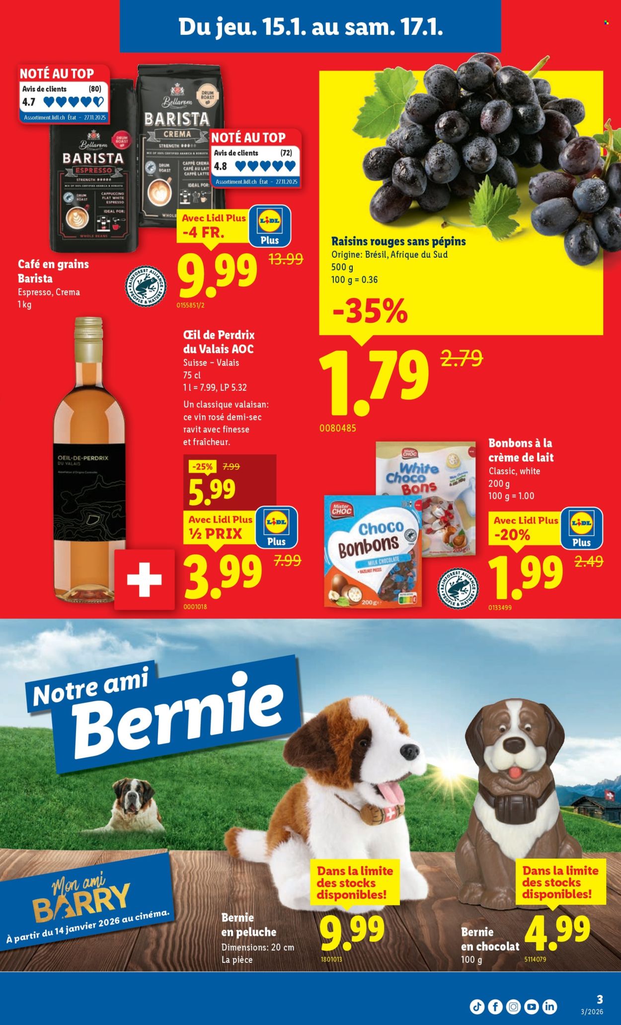 Catalogue Lidl - 15.1.2026 - 21.1.2026. Page 3. Page 3