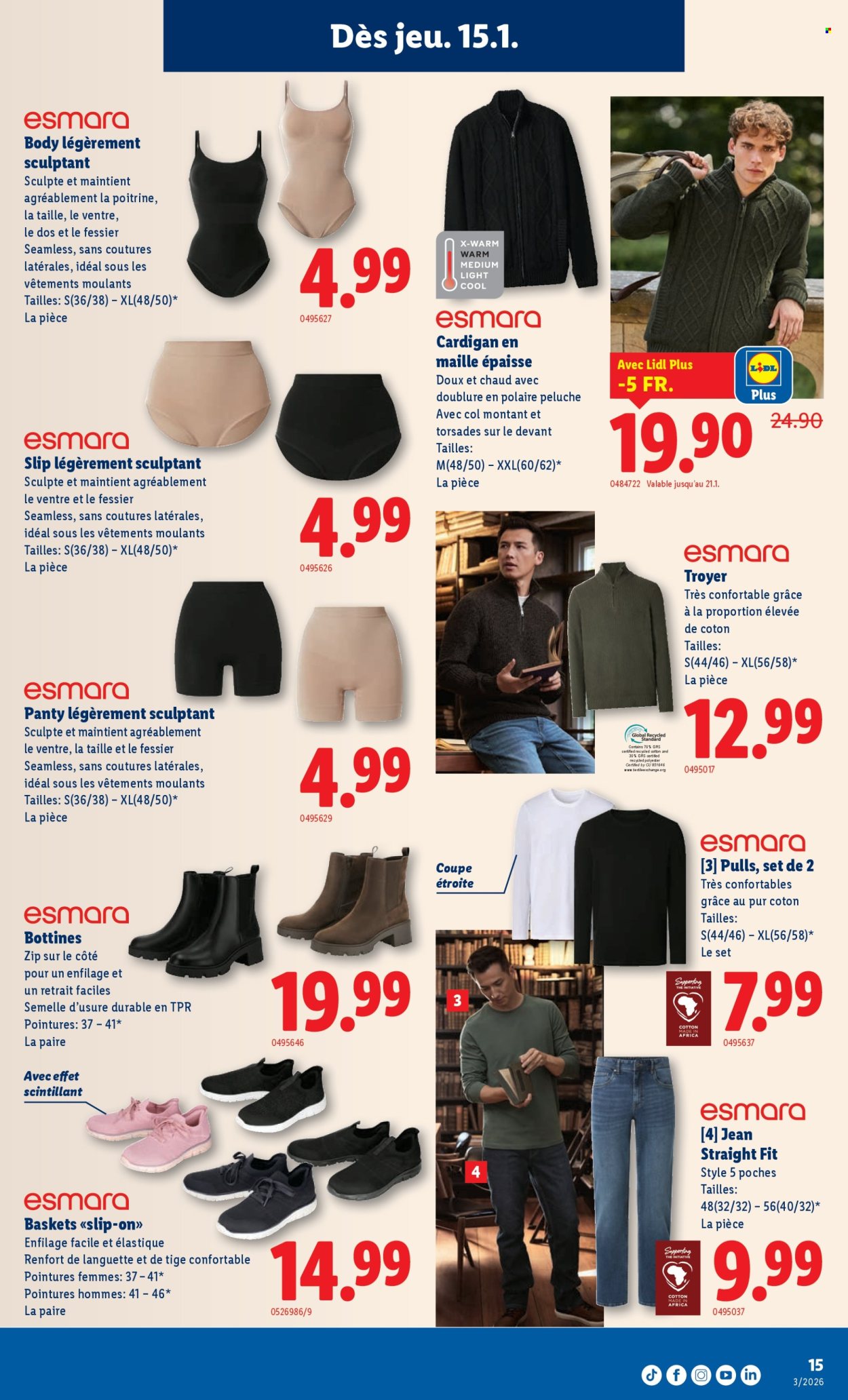 Catalogue Lidl - 15.1.2026 - 21.1.2026. Page 15. Page 15