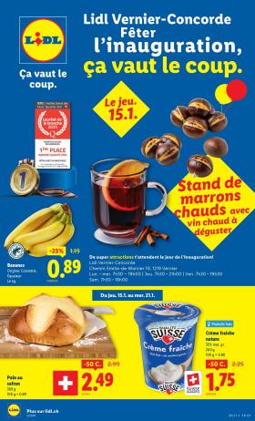 Lidl - Inauguration Lidl Vernier-Concorde