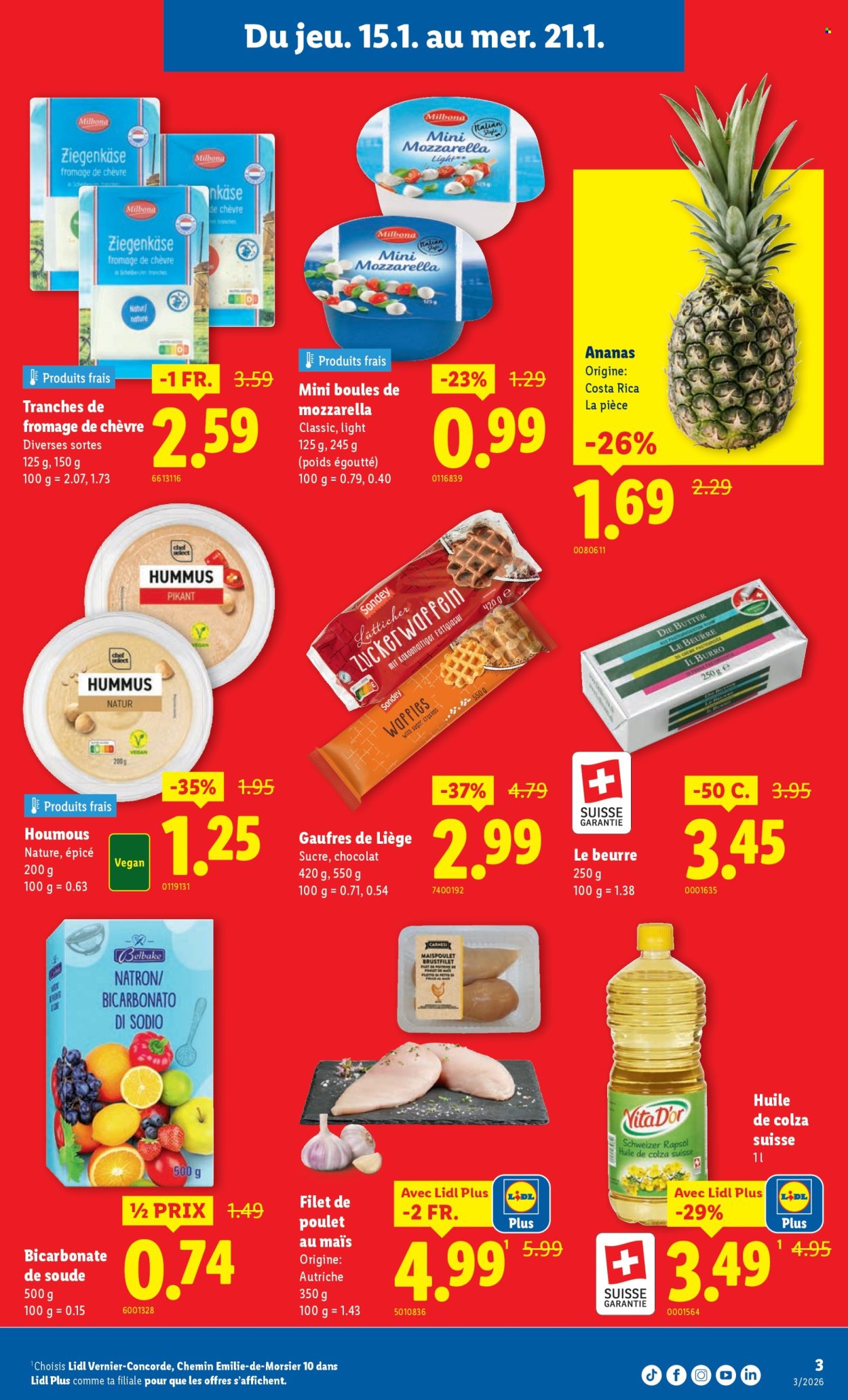 Catalogue Lidl - 15.1.2026 - 21.1.2026. Page 3. Page 3