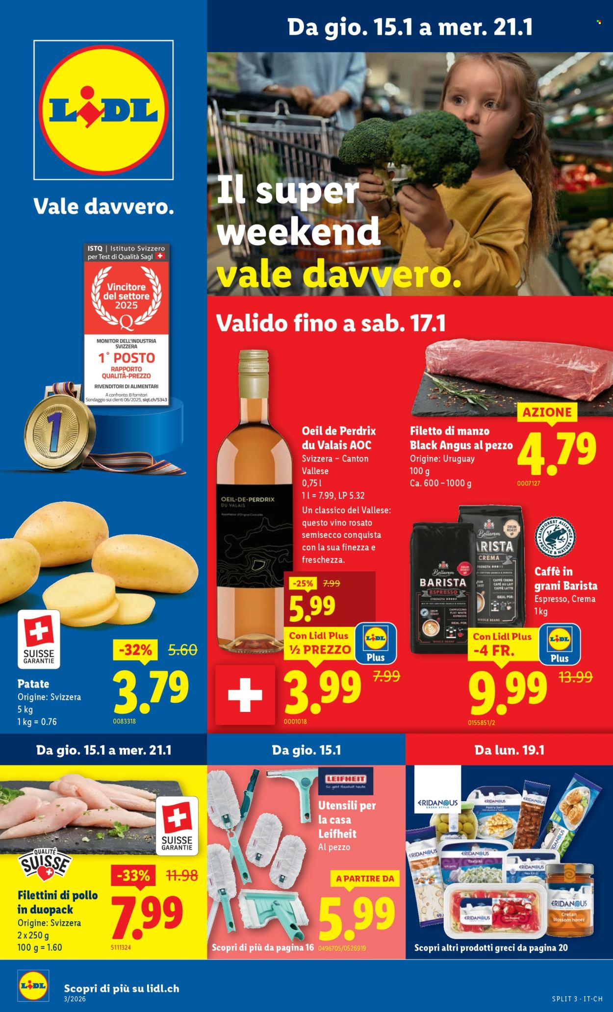Catalogue Lidl - 15.1.2026 - 21.1.2026. Page 1. Page 1