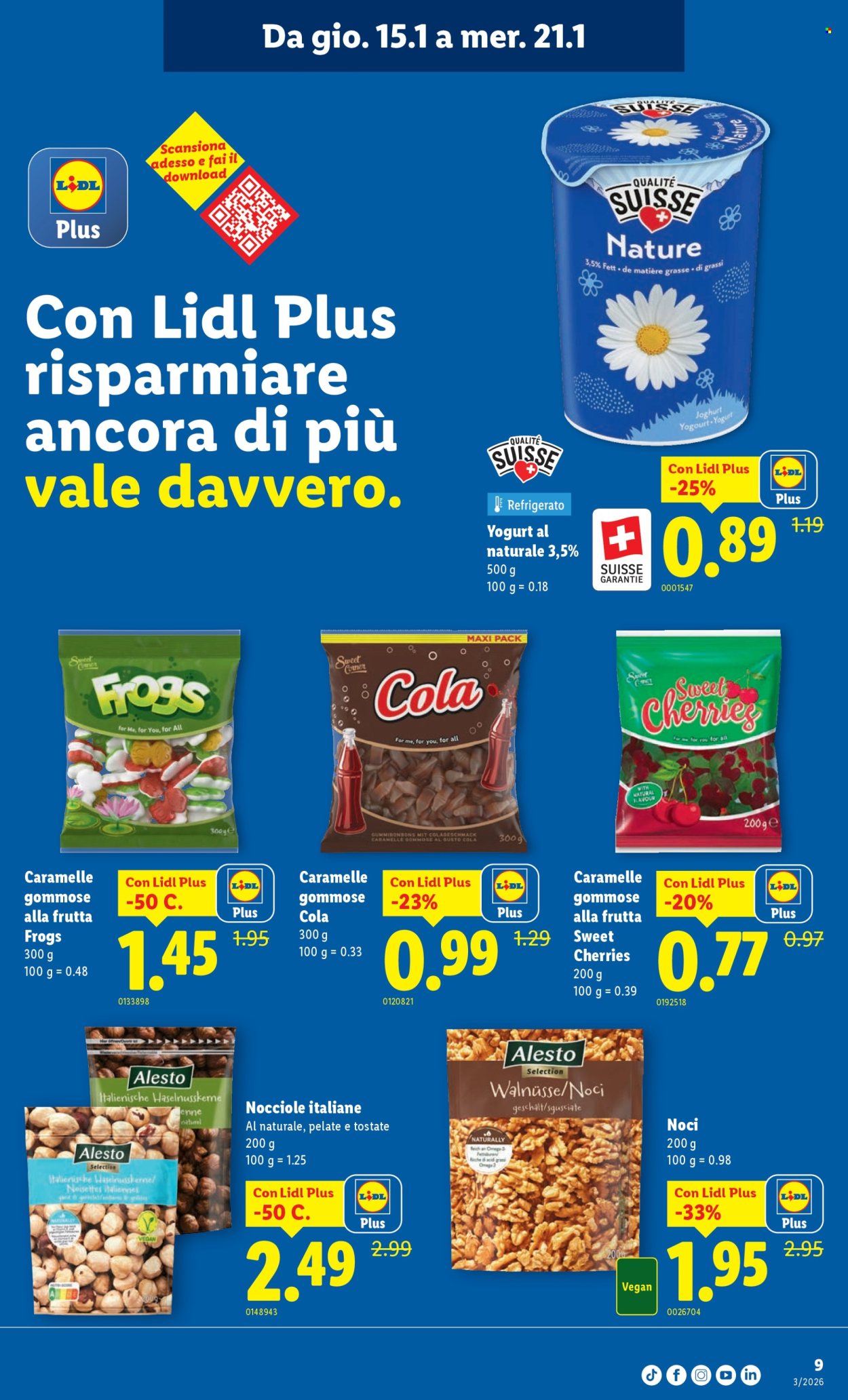 Catalogue Lidl - 15.1.2026 - 21.1.2026. Page 9. Page 9