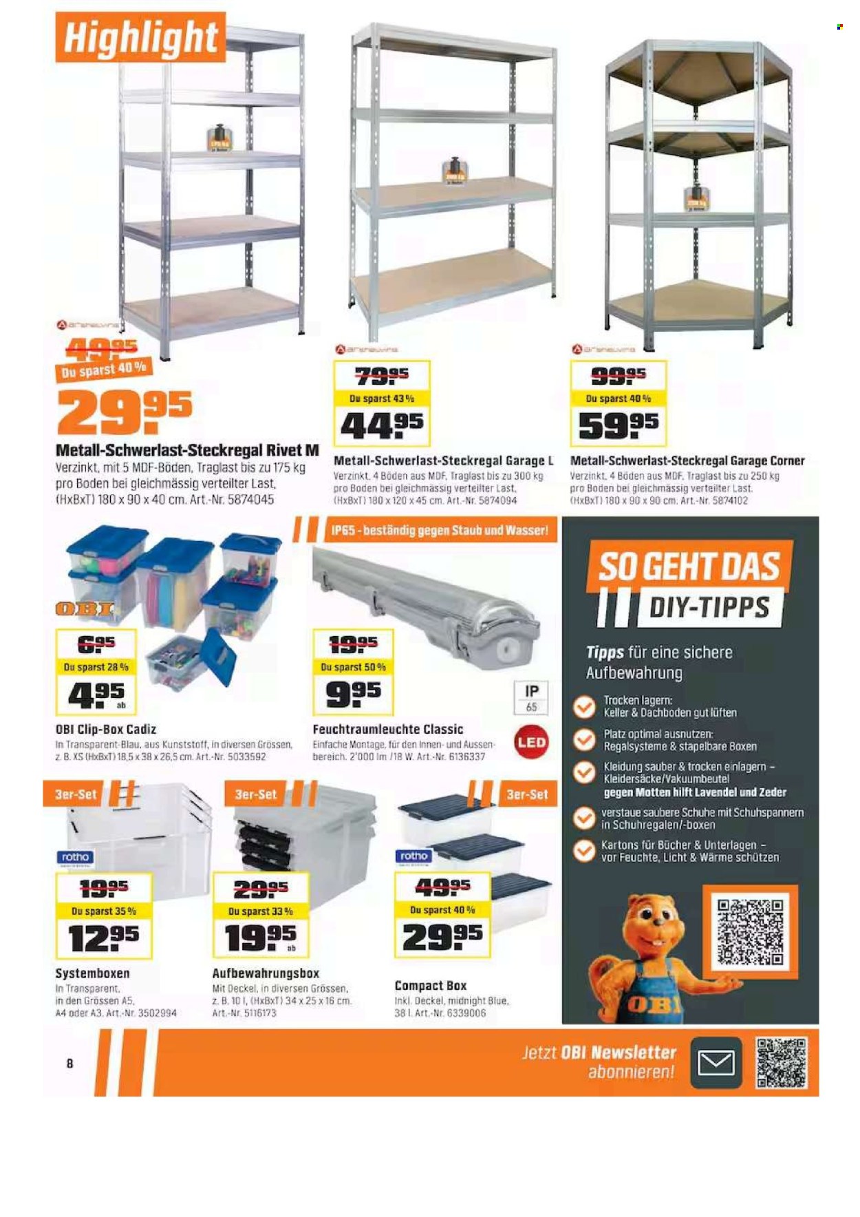 Catalogue OBI - 11.1.2026 - 31.1.2026. Page 8. Page 8