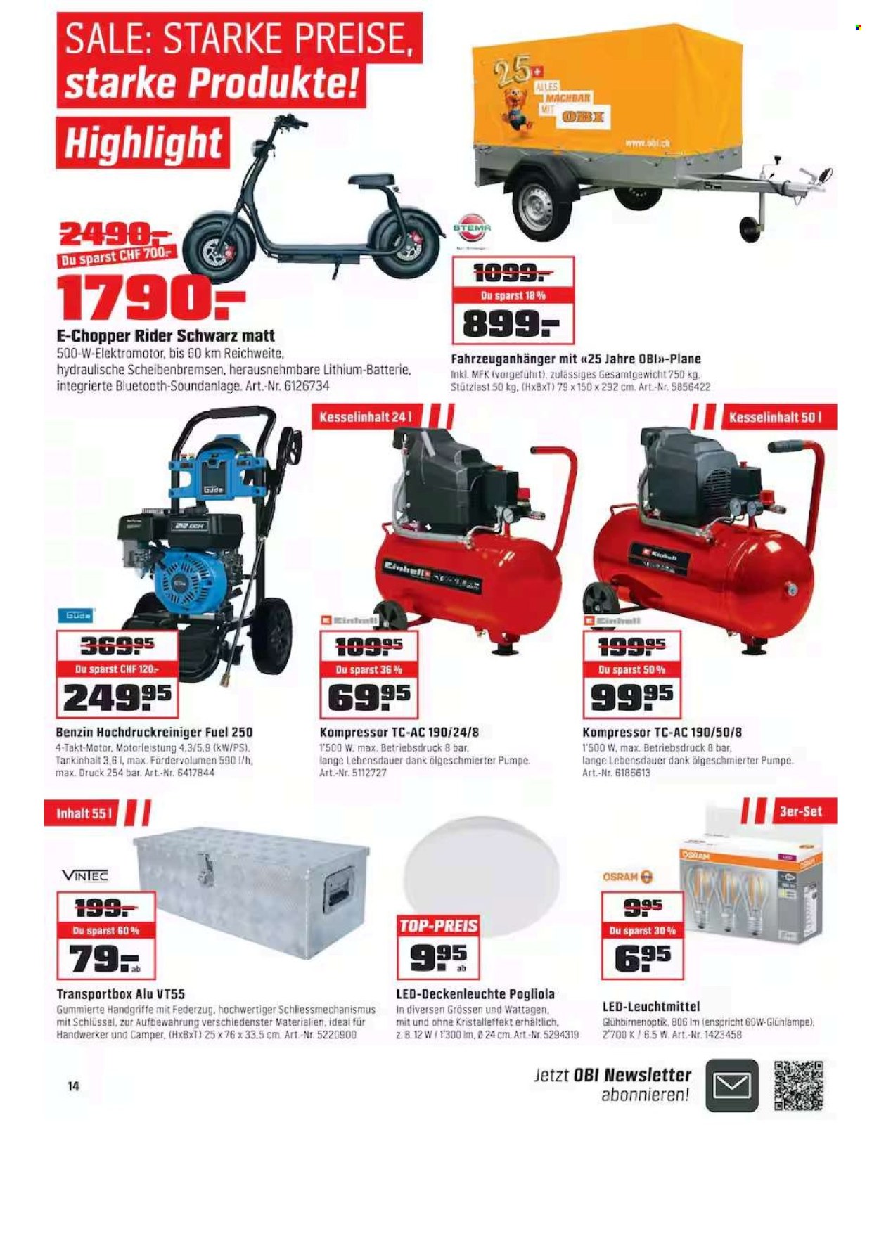 Catalogue OBI - 11.1.2026 - 31.1.2026. Page 14. Page 14