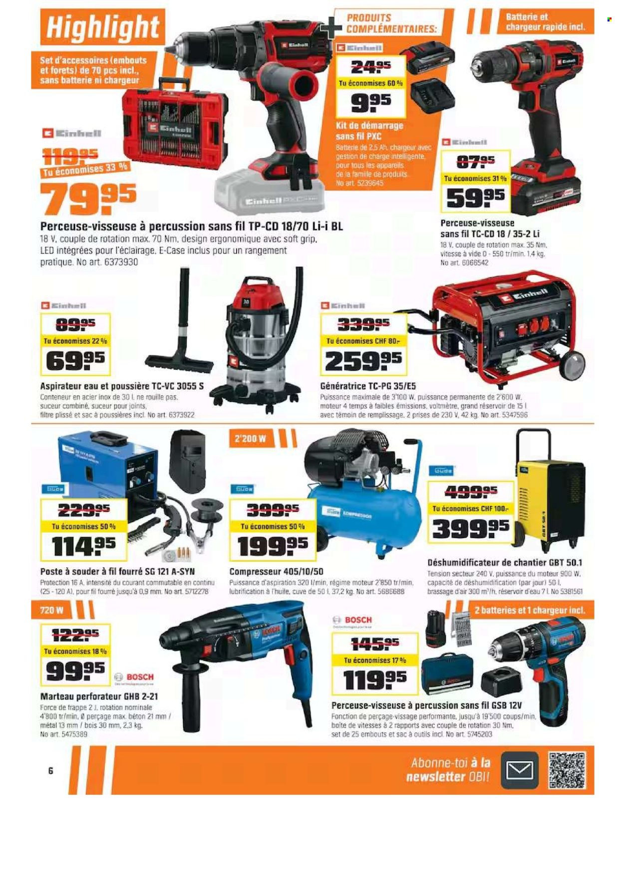 Catalogue OBI - 11.1.2026 - 31.1.2026. Page 6. Page 6