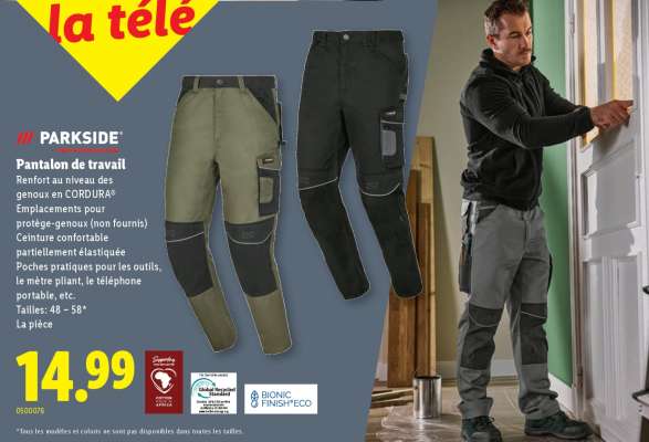 PARKSIDE Pantalon de travail