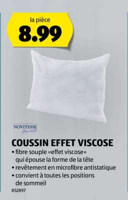 COUSSIN EFFET VISCOSE