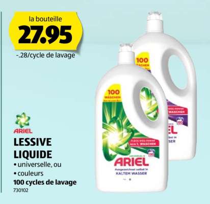 ARIEL LESSIVE LIQUIDE