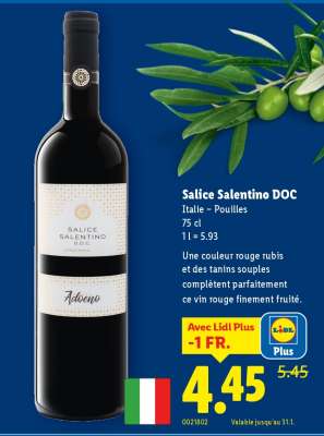 Salice Salentino DOC​