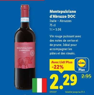 Montepulciano d’Abruzzo DOC