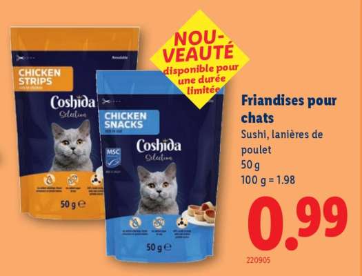 Friandises pour chats