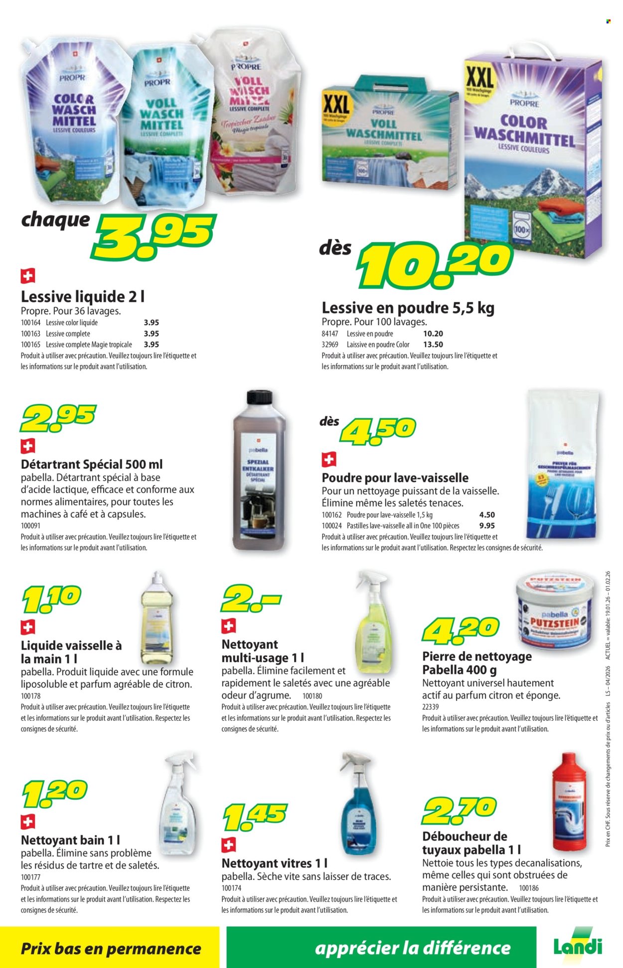 Catalogue Landi - 19.1.2026 - 1.2.2026. Page 4. Page 4