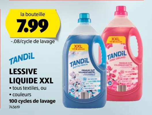 TANDIL LESSIVE LIQUIDE XXL