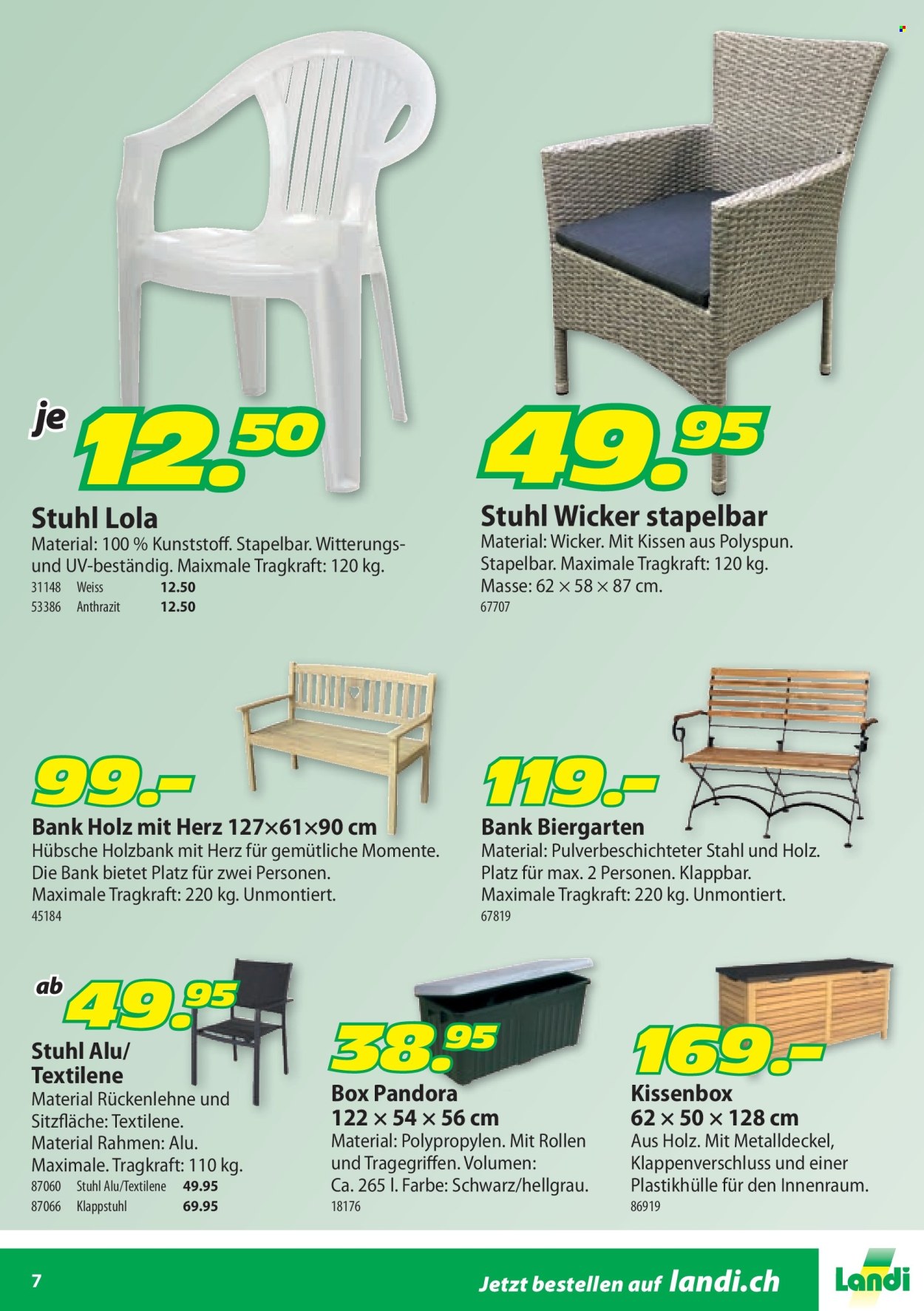 Catalogue Landi. Page 7. Page 7