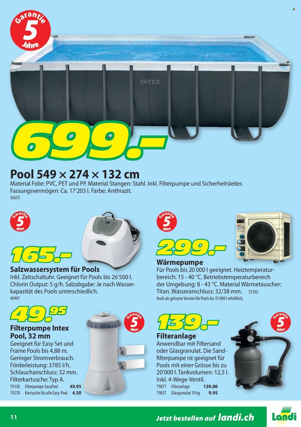 Catalogue Landi. Page 11. Page 11