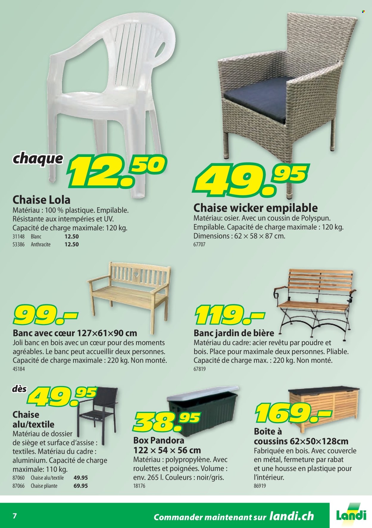 Catalogue Landi. Page 7. Page 7