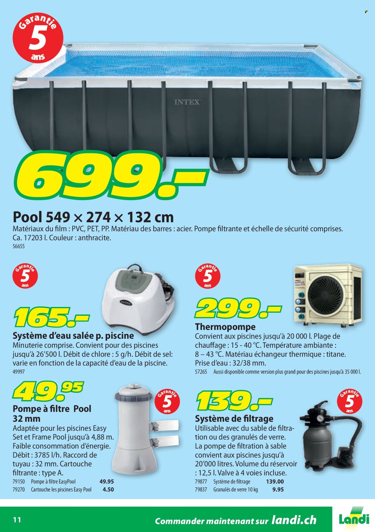 Catalogue Landi. Page 11. Page 11