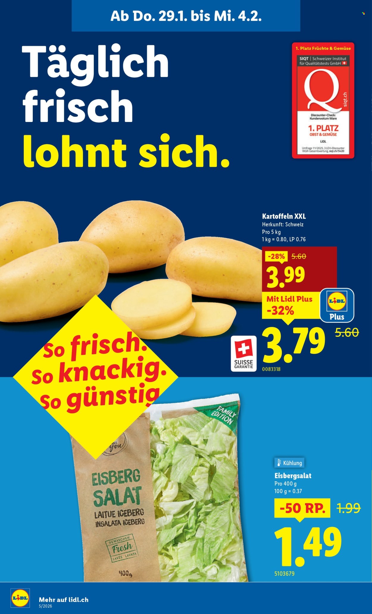Catalogue Lidl - 29.1.2026 - 4.2.2026. Page 4. Page 4