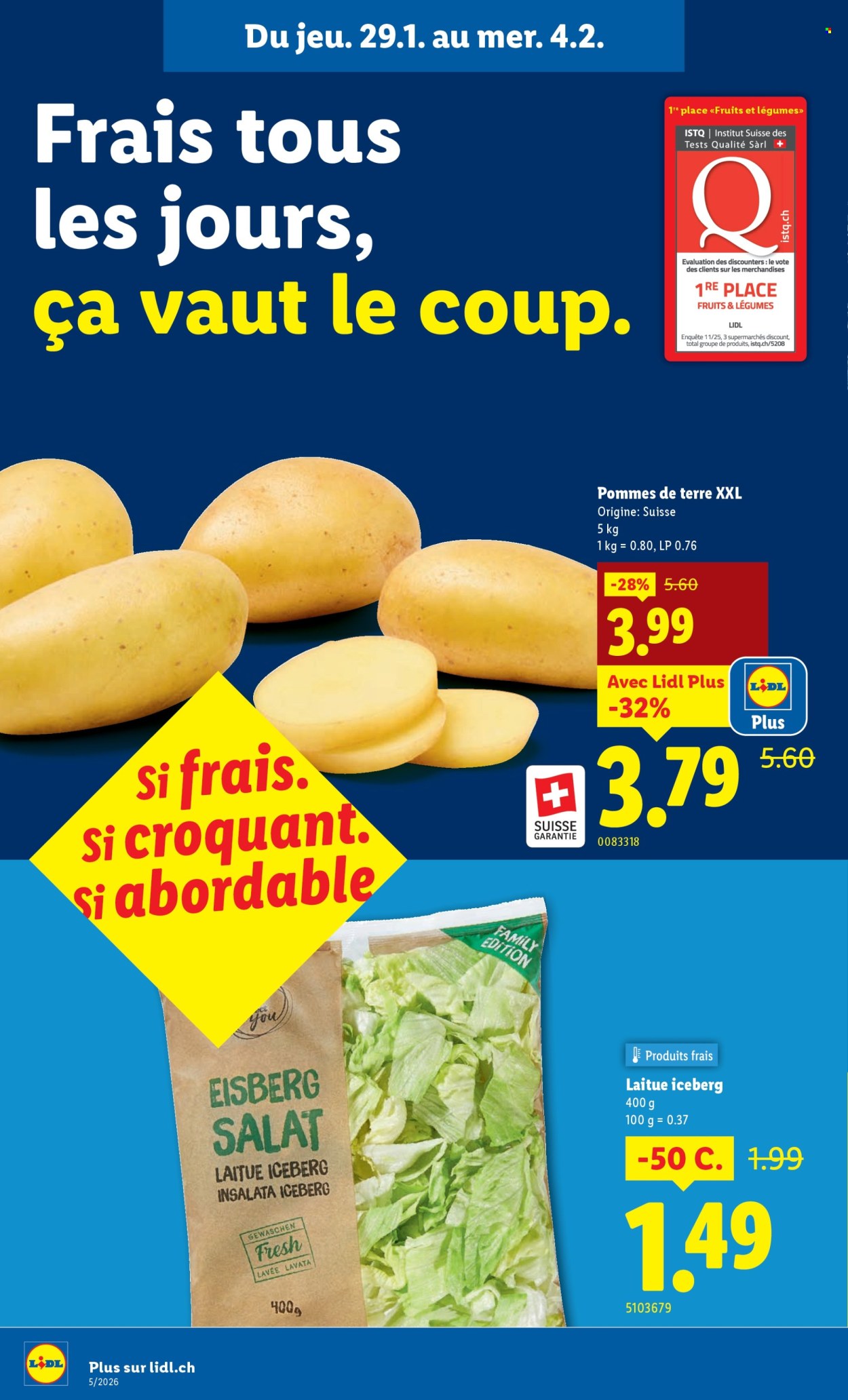 Catalogue Lidl - 29.1.2026 - 4.2.2026. Page 4. Page 4
