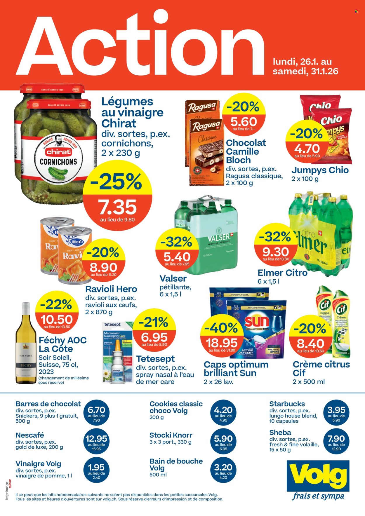 Catalogue Volg - 26.1.2026 - 31.1.2026. Page 1. Page 1