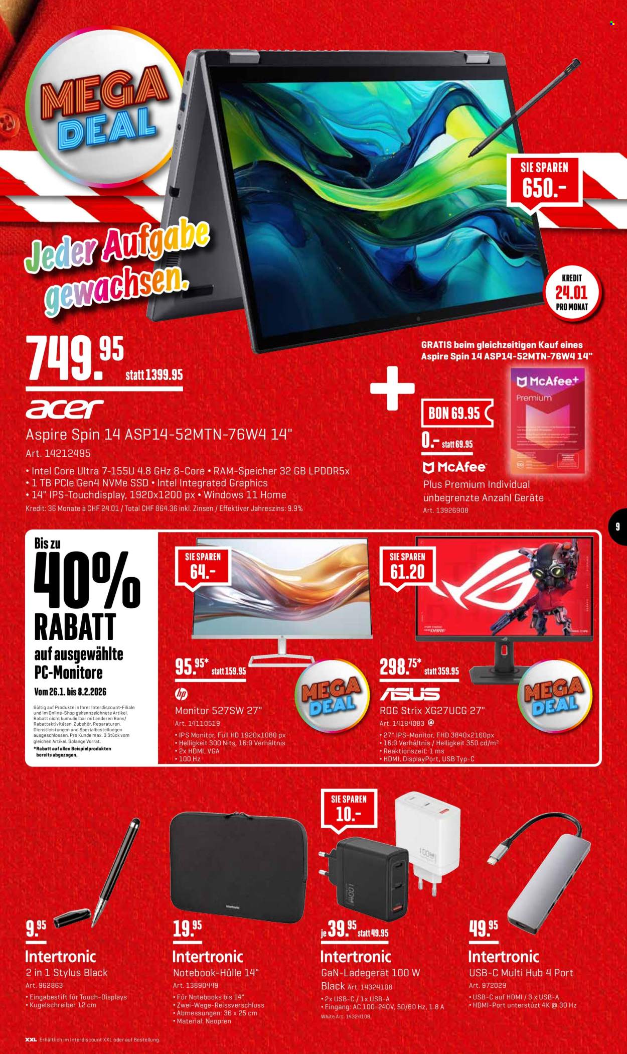 Catalogue Interdiscount - 26.1.2026 - 8.2.2026. Page 9. Page 9