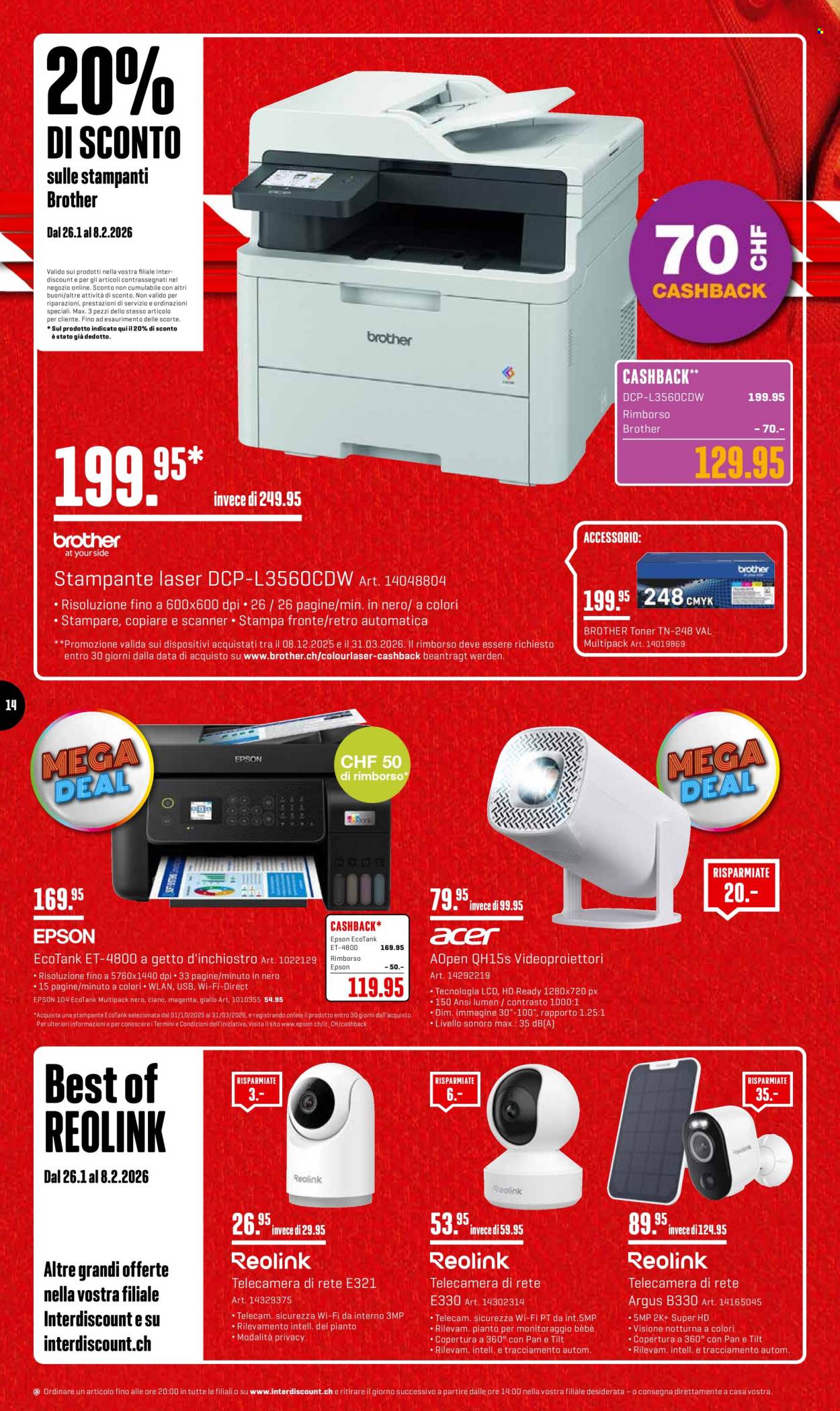 Catalogue Interdiscount - 26.1.2026 - 8.2.2026. Page 14. Page 14