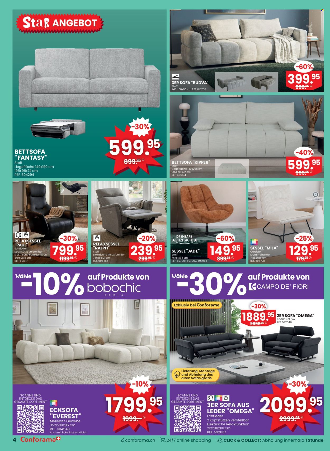 Catalogue Conforama - 28.1.2026 - 10.2.2026. Page 4. Page 4