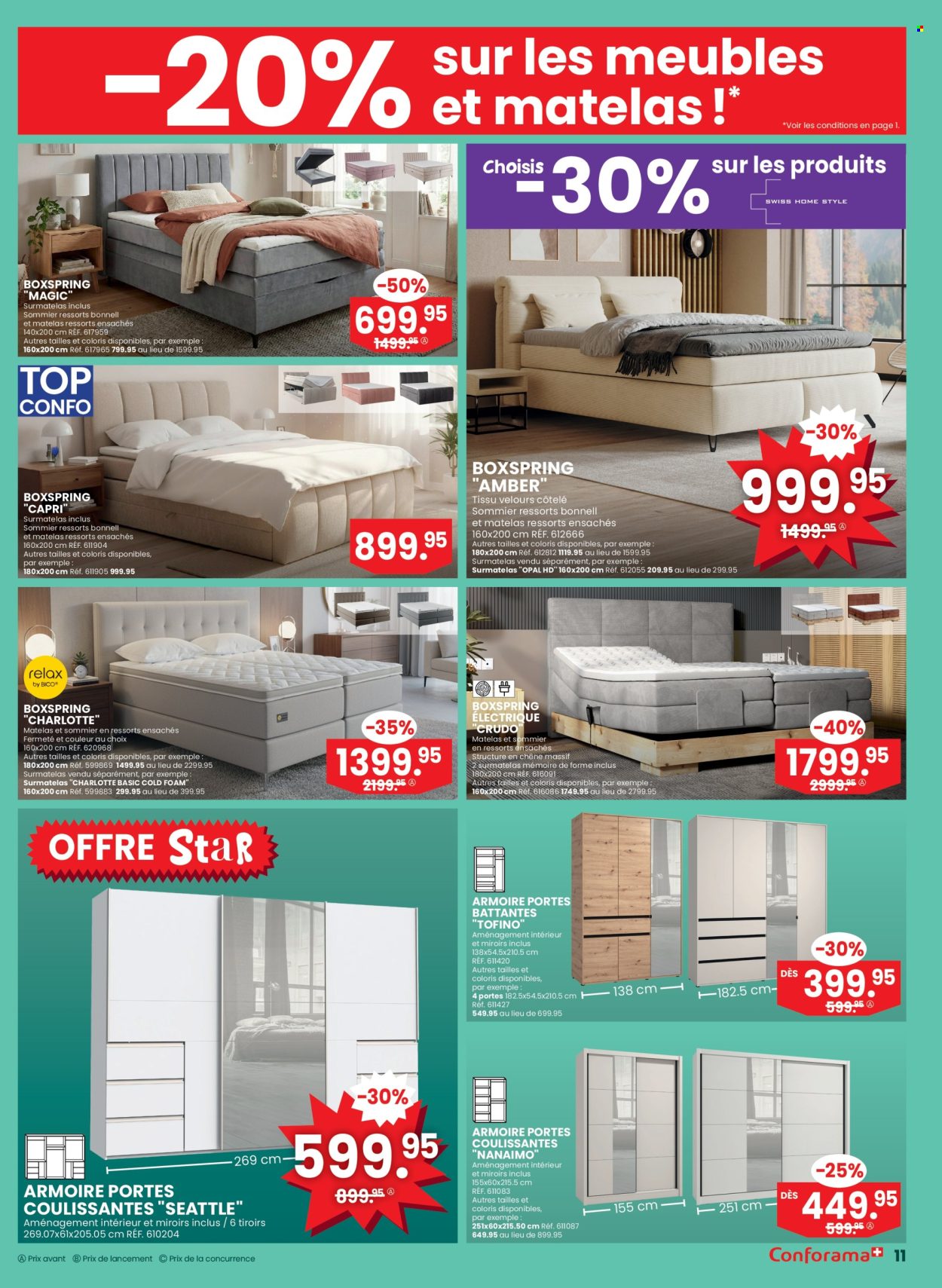 Catalogue Conforama - 28.1.2026 - 10.2.2026. Page 11. Page 11