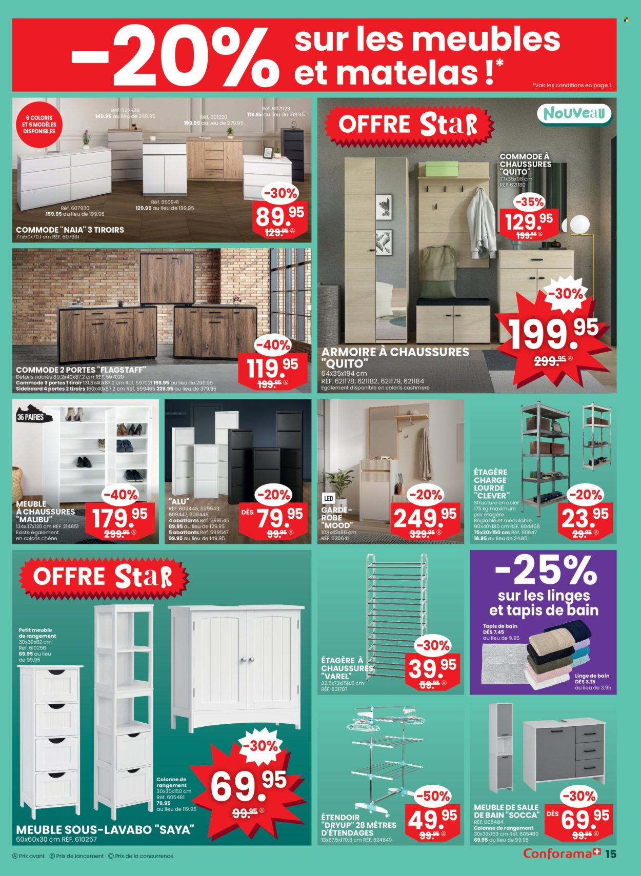 Catalogue Conforama - 28.1.2026 - 10.2.2026. Page 15. Page 15