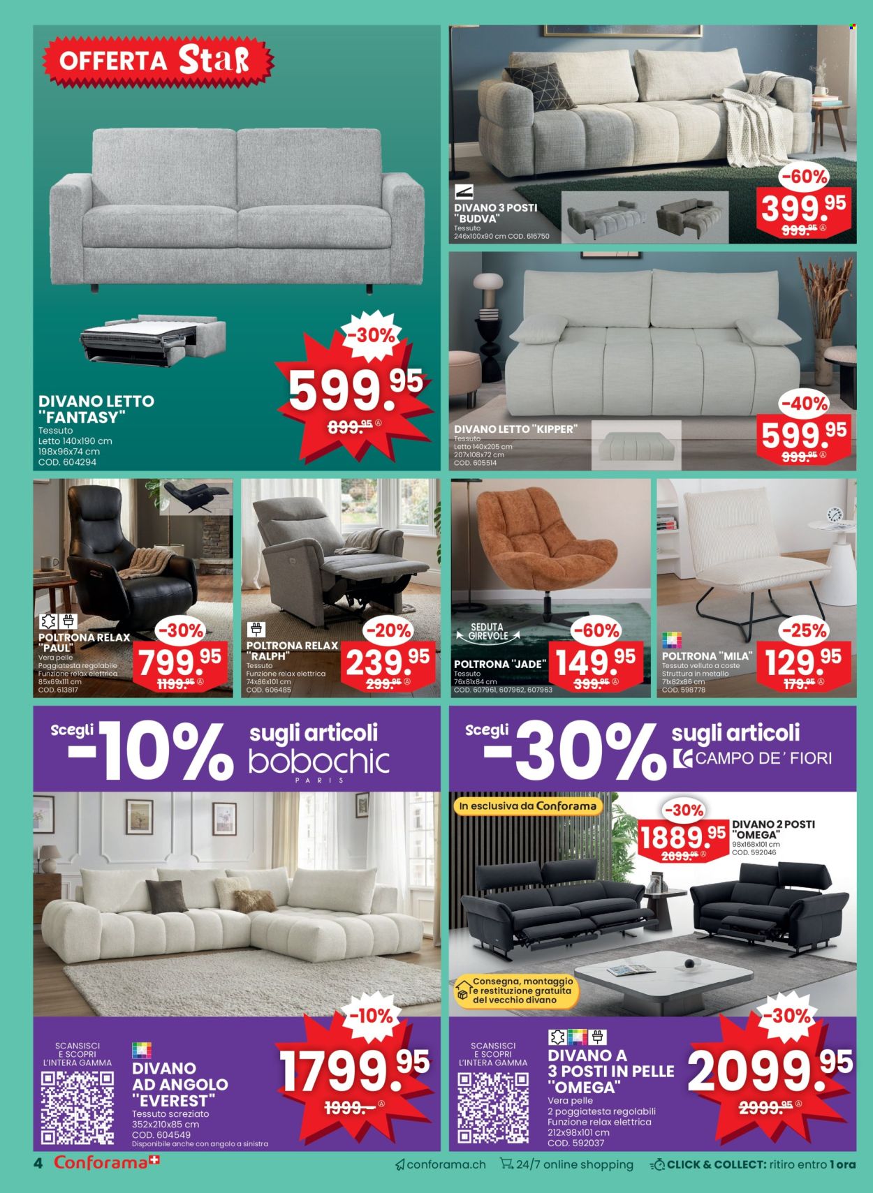 Catalogue Conforama - 28.1.2026 - 10.2.2026. Page 4. Page 4