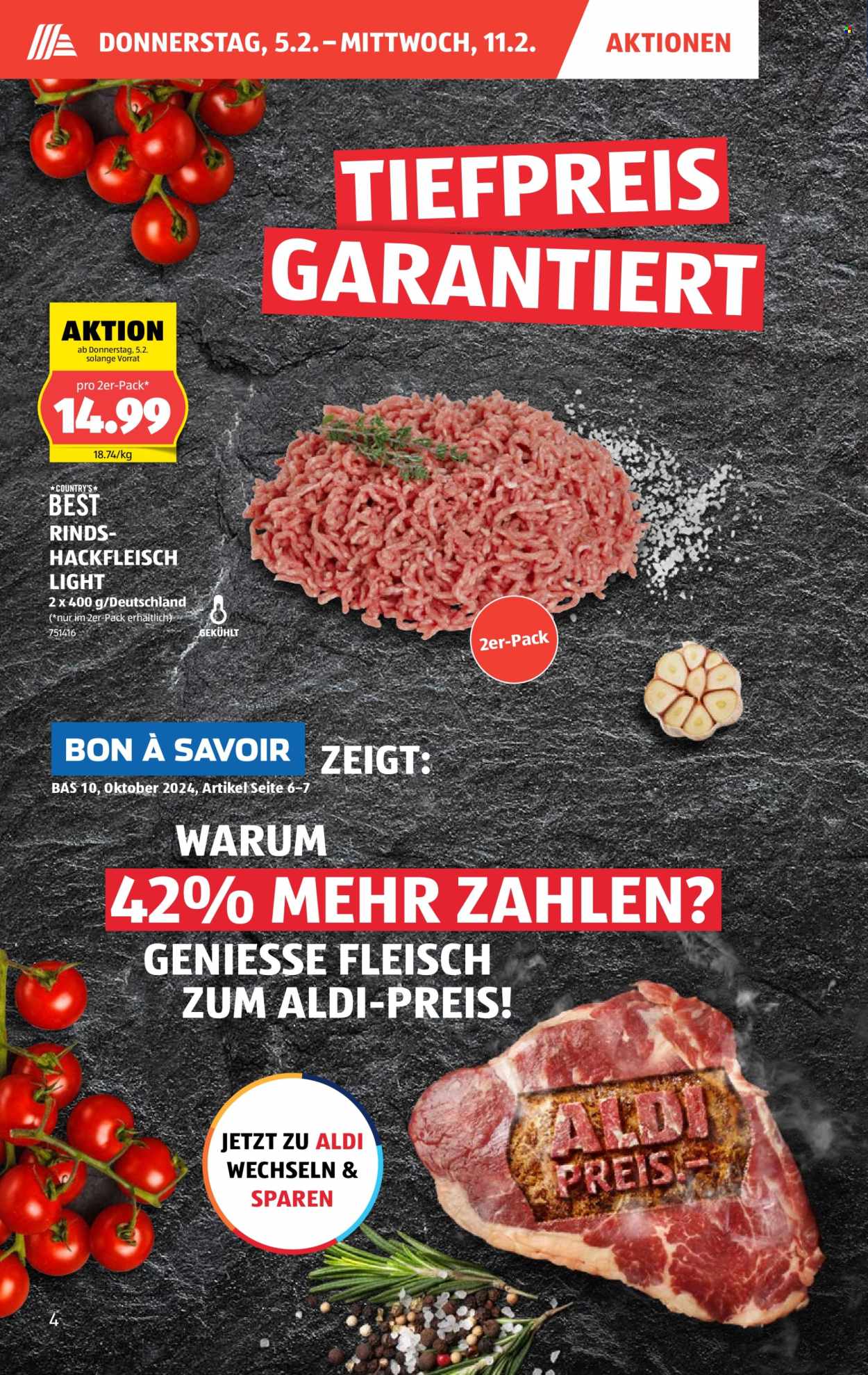 Catalogue Aldi - 5.2.2026 - 11.2.2026. Page 4. Page 4